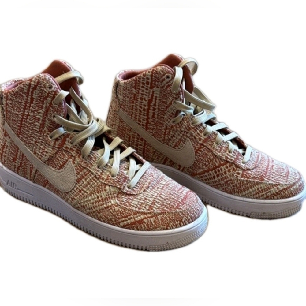 Nike Air Force 1 Ultraforce High Team Gold Equipe Orange US Men's Size 10 ( EUC)
